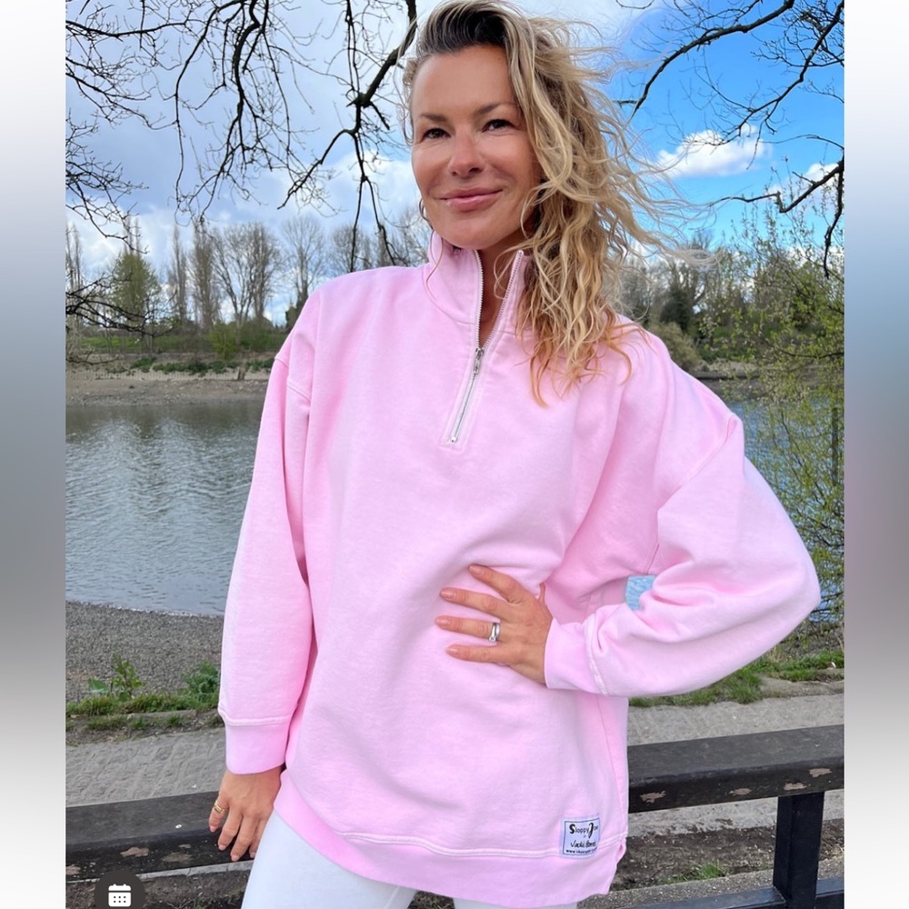 Diana Zip Neck. Miami pink. Size one